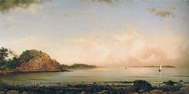 Martin Johnson Heade Spouting Rock, Newport oil painting image